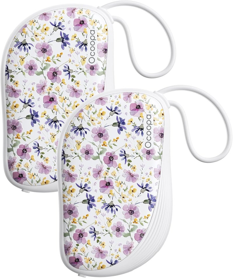 OCOOPA Hand Warmers Rechargeable 2 Pack, Ultra Slim Electric Hand Warmers, Portable Pocket Heater, Comb-Inspired, Fits in Gloves,UL Certified, Winter Essentials,UT5 Sway - Image 1